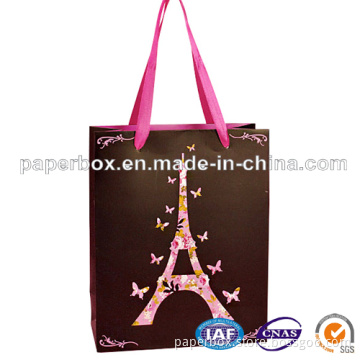 Gift Paper Bag with Satin Ribbon
